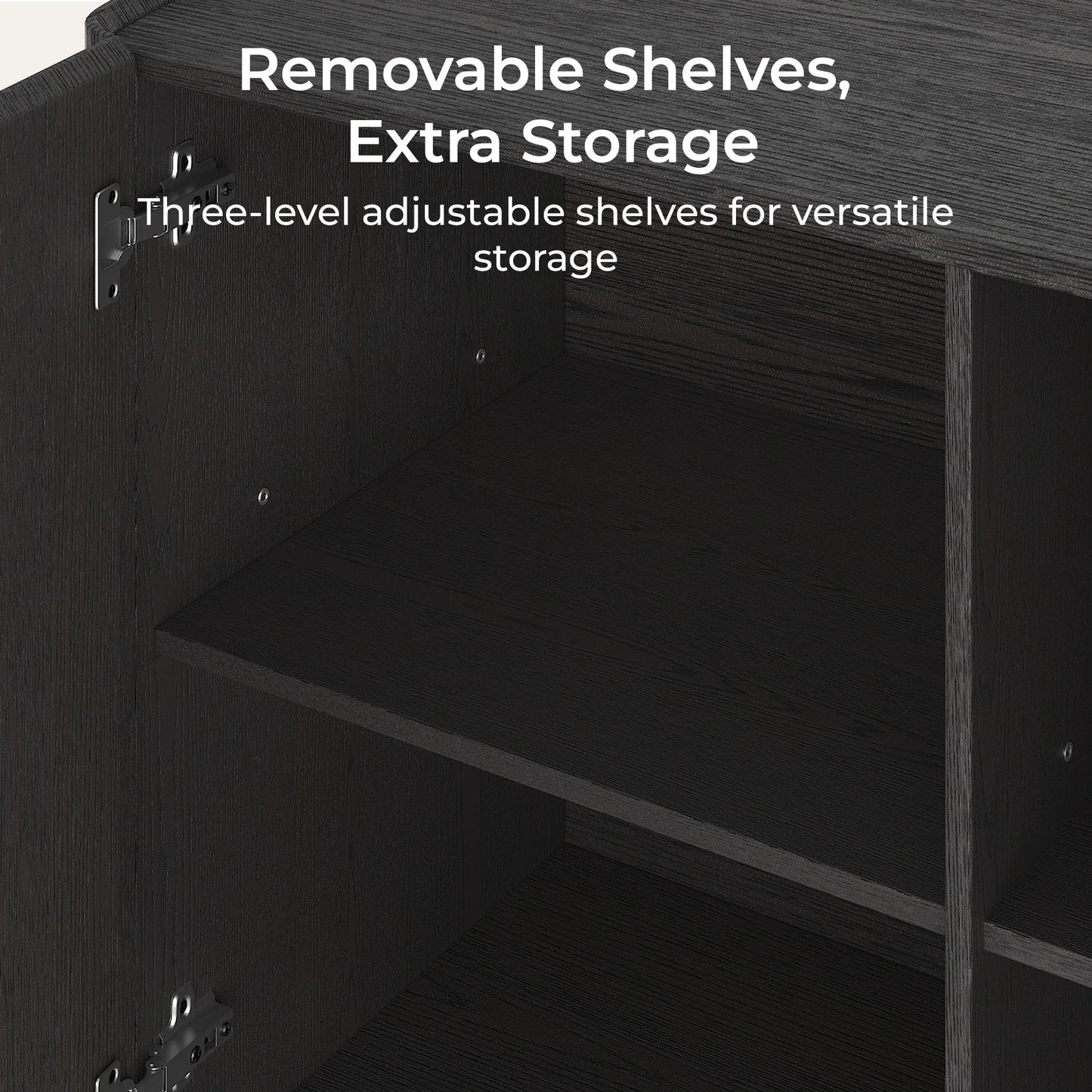 Sideboard in 79" Length with Metal Handles