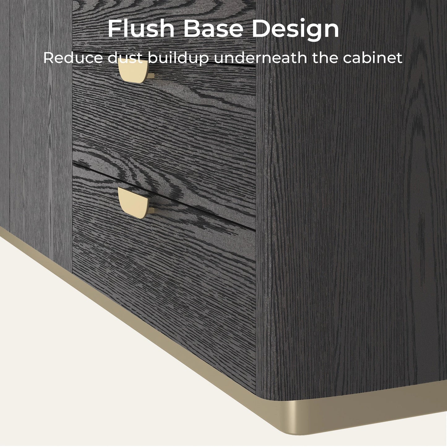 Sideboard in 79" Length with Metal Handles