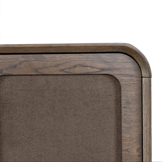 Sideboard in Hazel Finish with Curved Edges