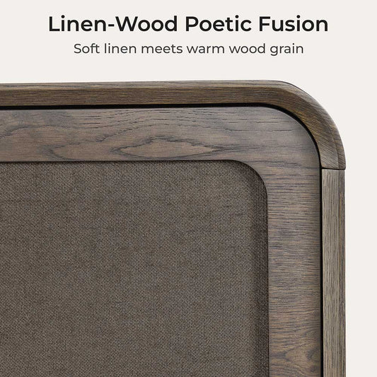 Sideboard in Hazel Finish with Curved Edges