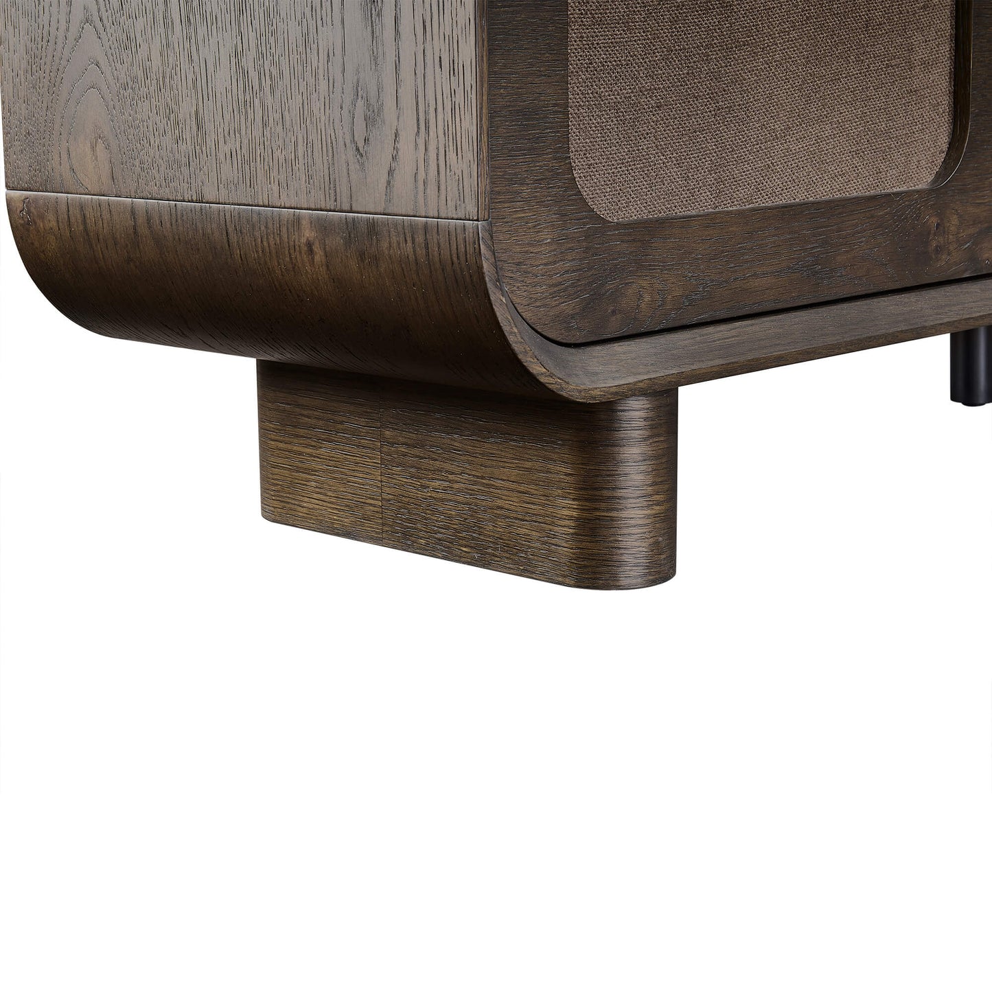 Sideboard in Hazel Finish with Curved Edges