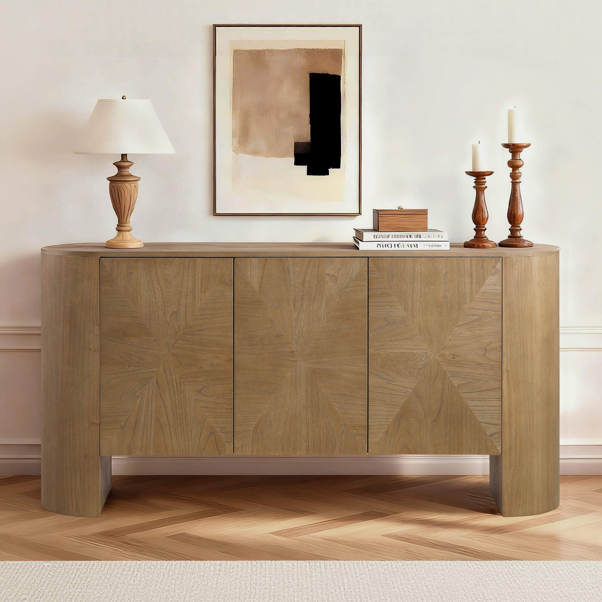Sideboard in Parquet Finish with 67'' Width