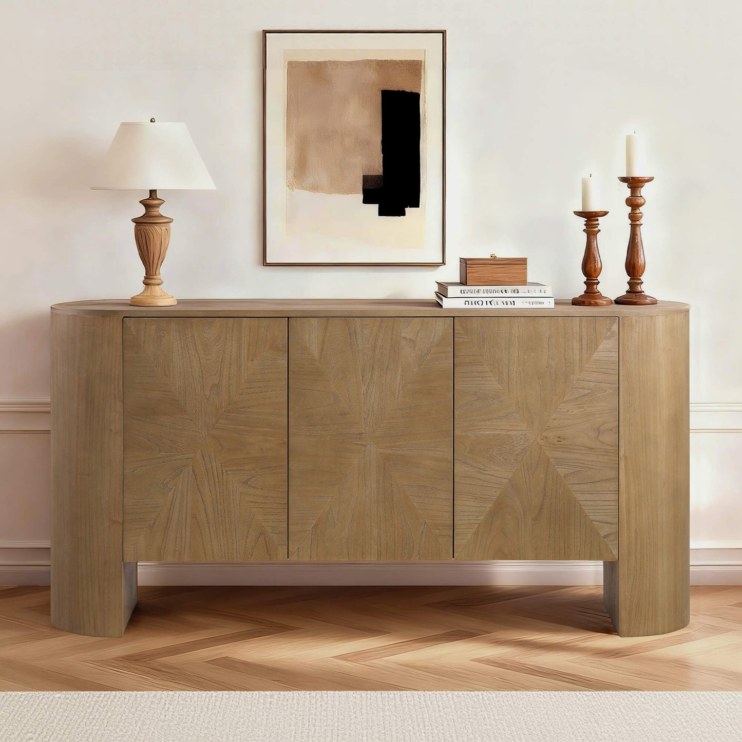 Sideboard in Parquet Finish with 67'' Width