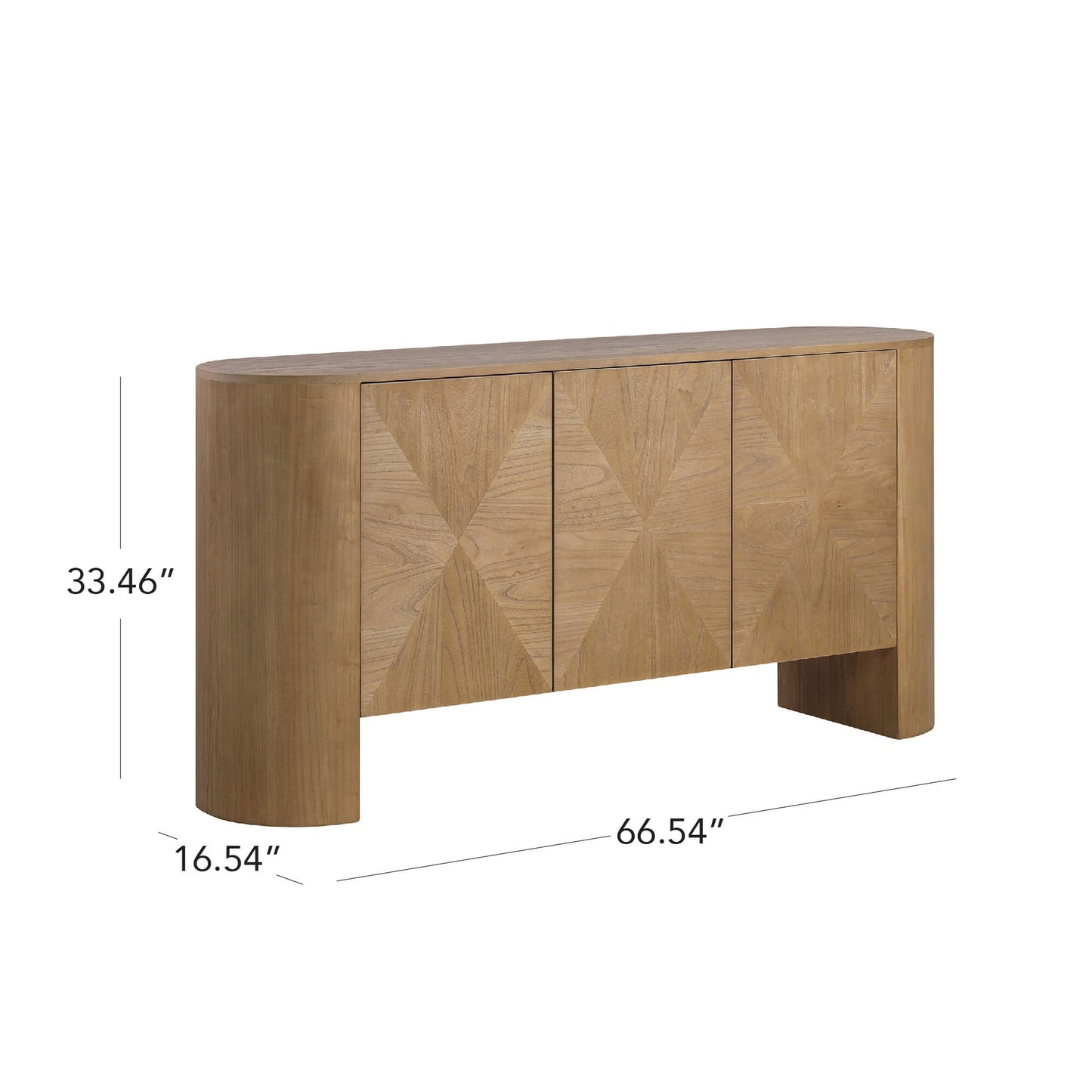 Sideboard in Parquet Finish with 67'' Width
