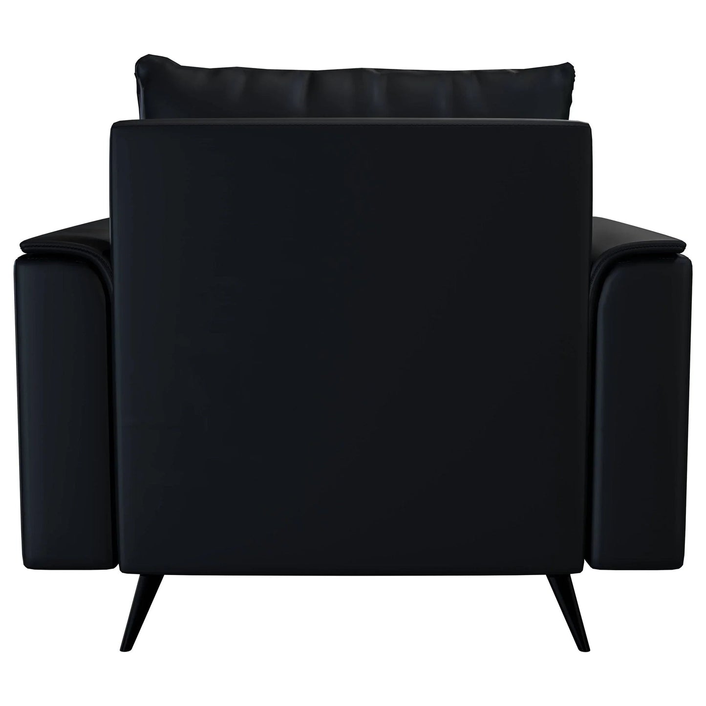 Single-Seater Sofa in Rusk Leather with Removable Cushions