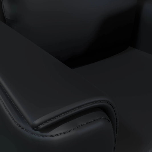 Single-Seater Sofa in Rusk Leather with Removable Cushions