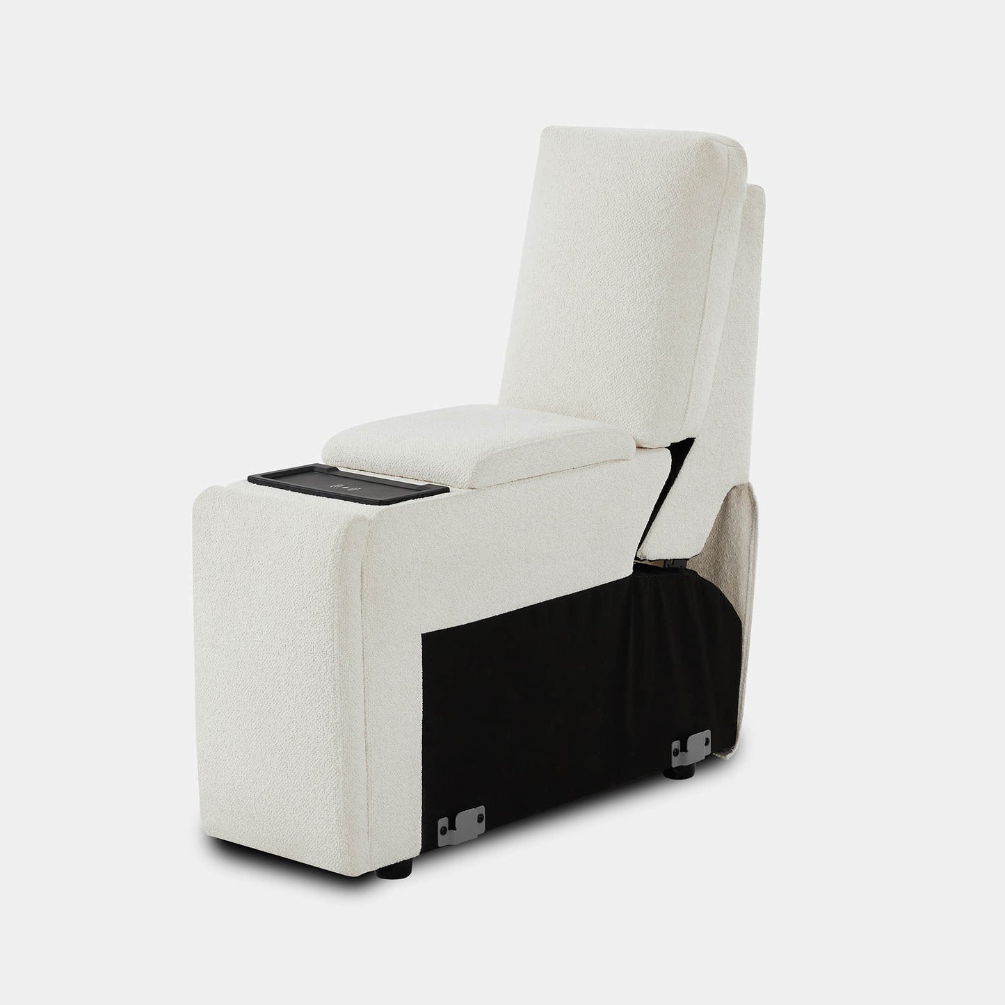 Sofa Console with Sleek Design and Integrated Charging Ports