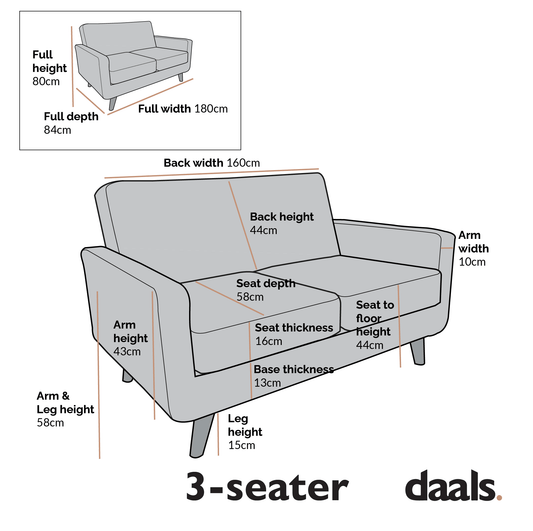 Sofa in Green Velvet with Sleek Armrests