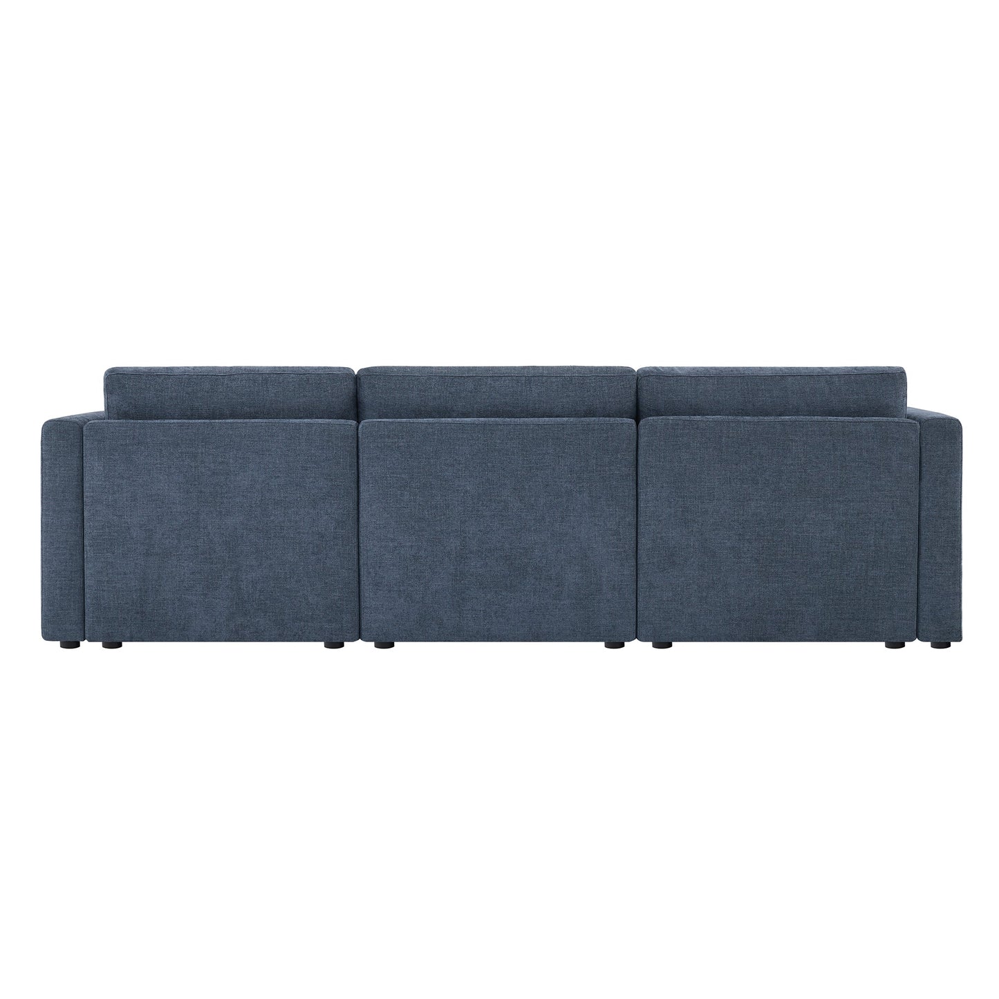 Modular 3-Seat Sofa with Customizable Configuration