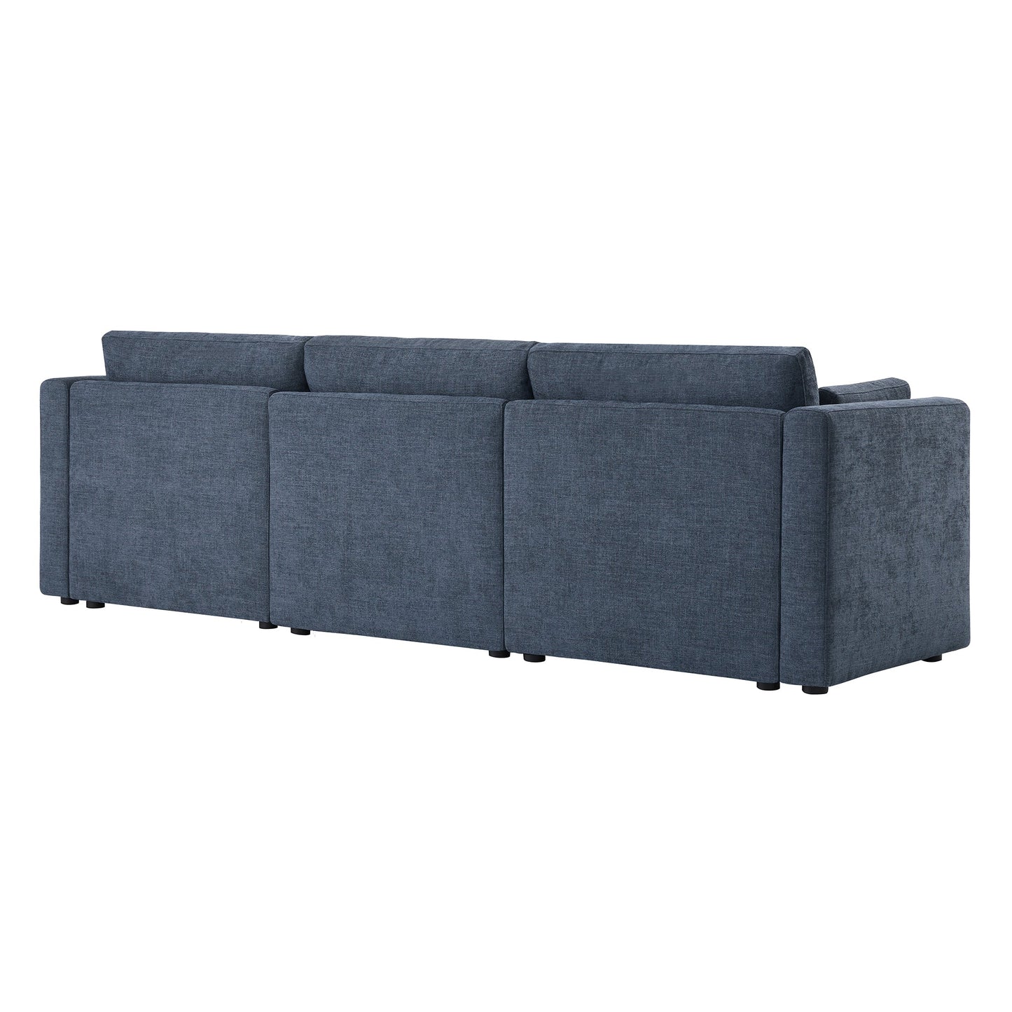 Modular 3-Seat Sofa with Customizable Configuration