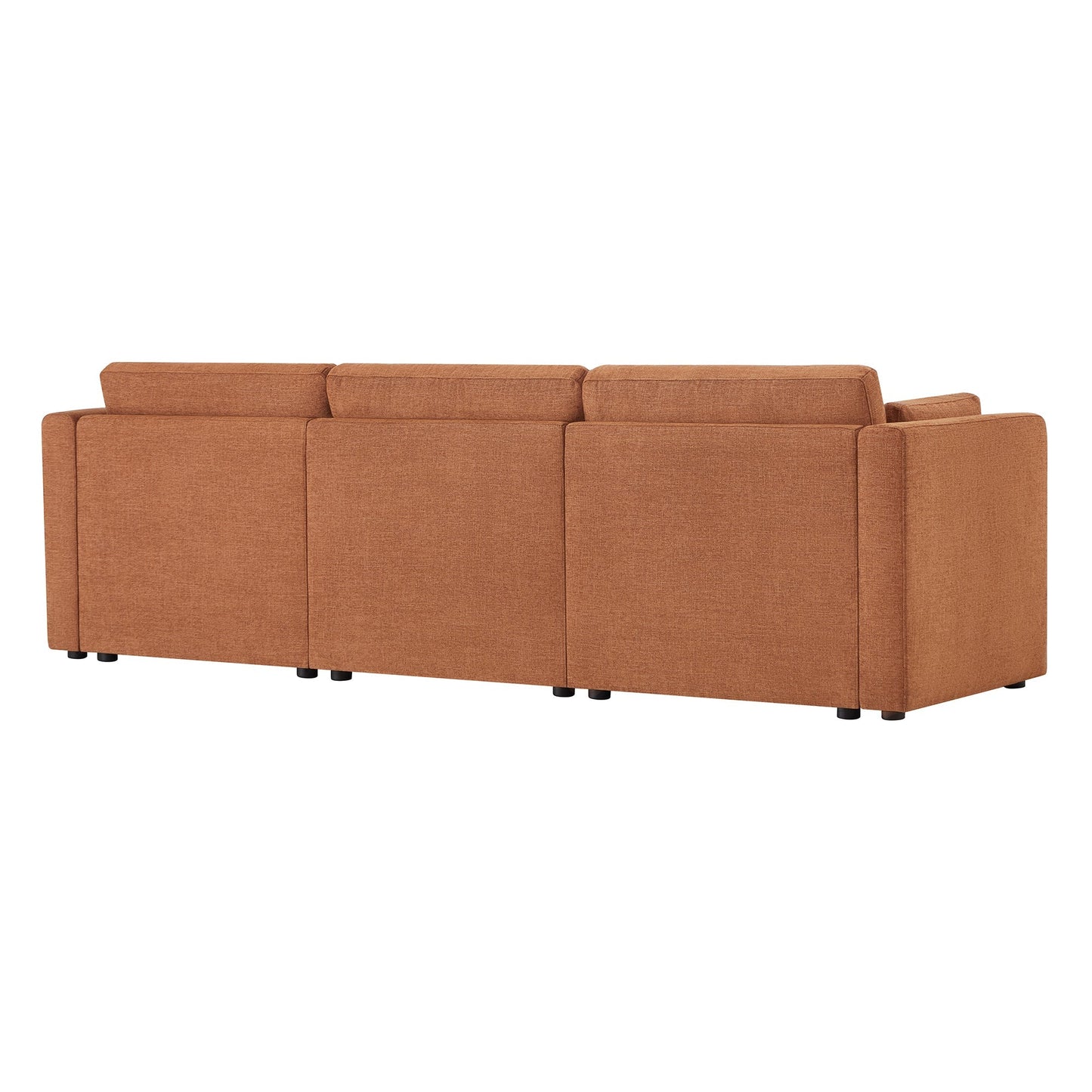 Modular 3-Seat Sofa with Customizable Configuration