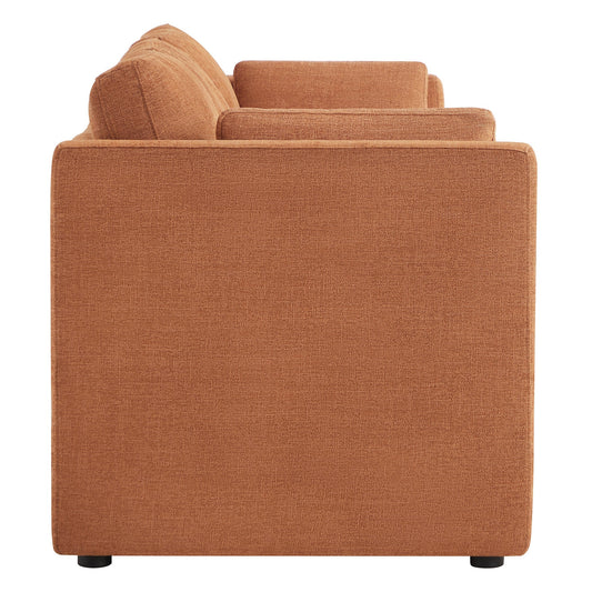 Modular 3-Seat Sofa with Customizable Configuration
