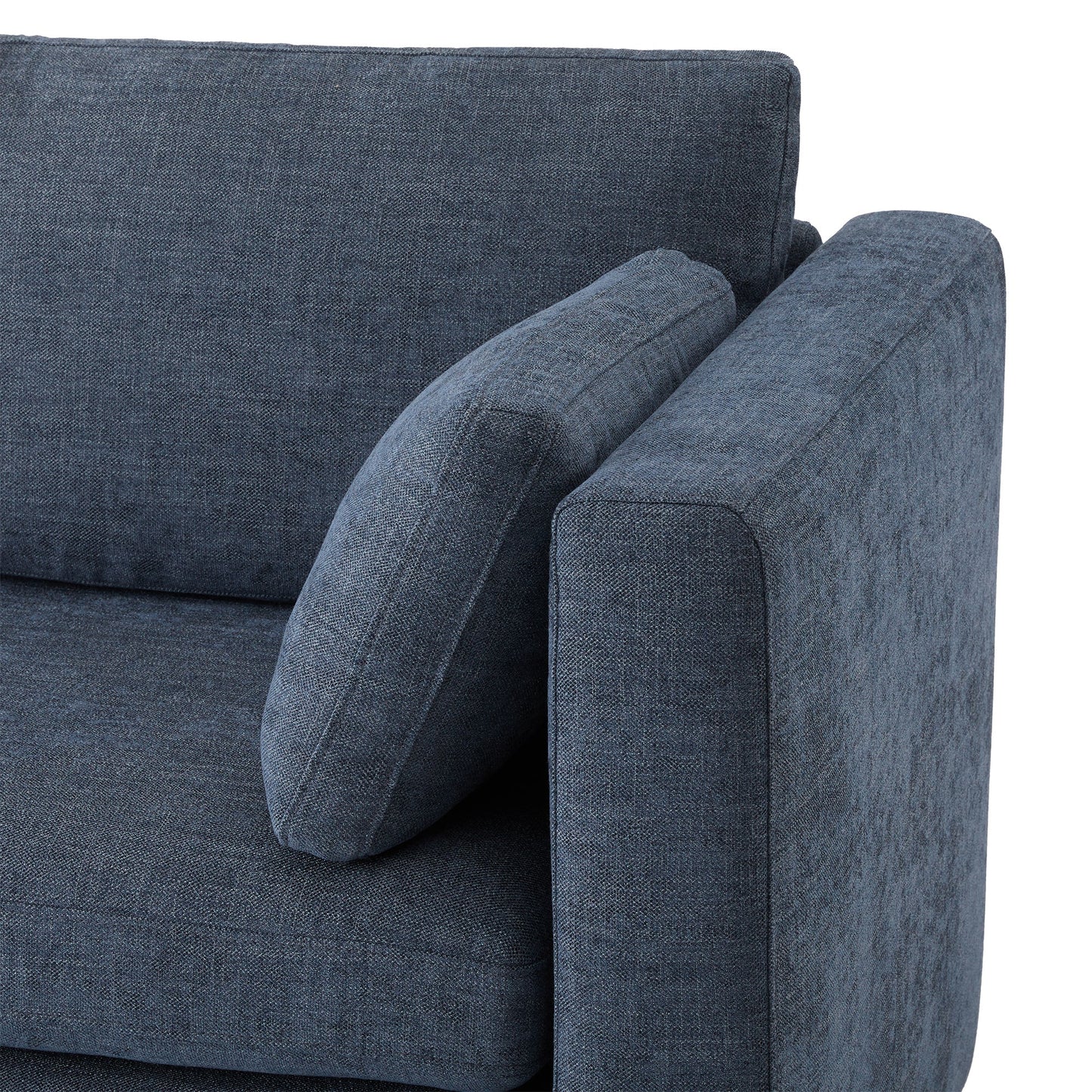 Modular 3-Seat Sofa with Customizable Configuration