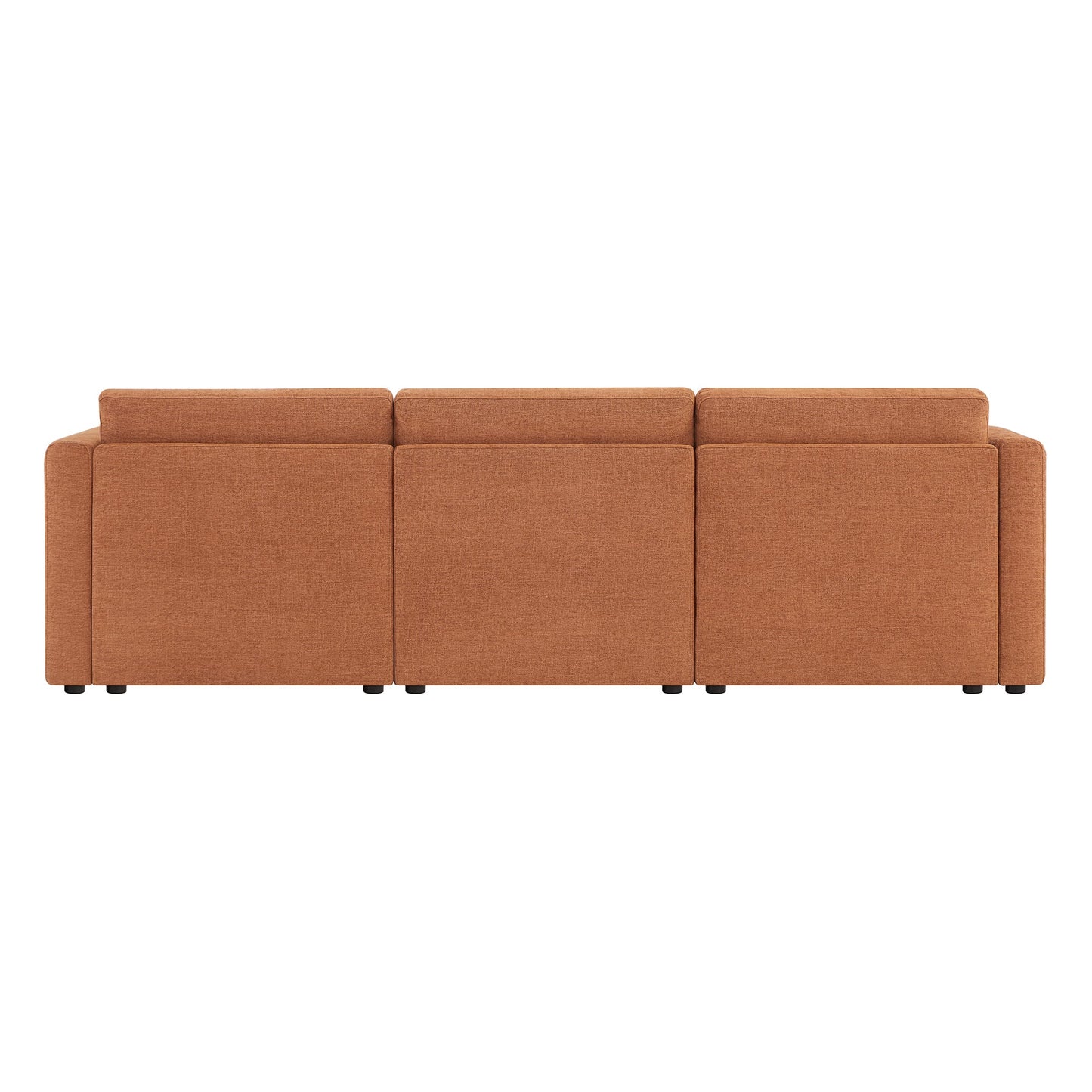 Modular 3-Seat Sofa with Customizable Configuration