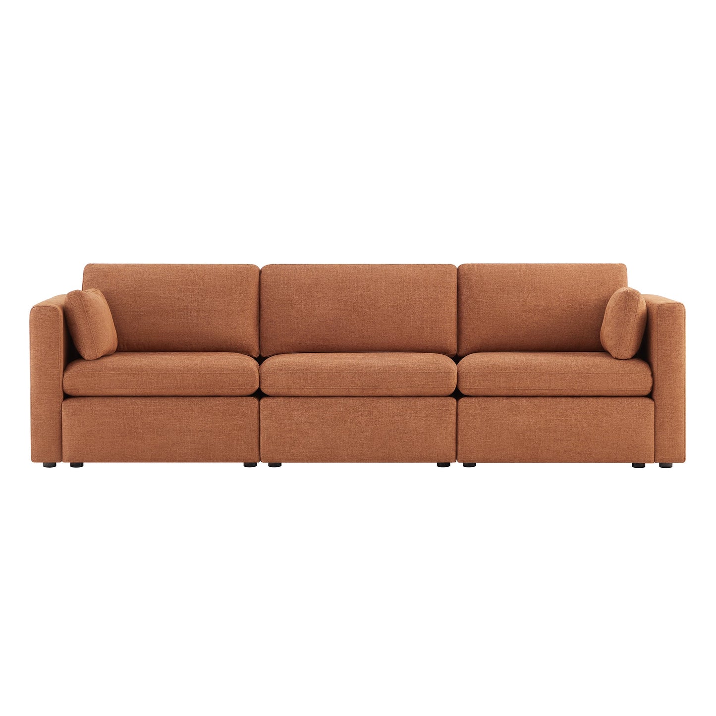 Modular 3-Seat Sofa with Customizable Configuration