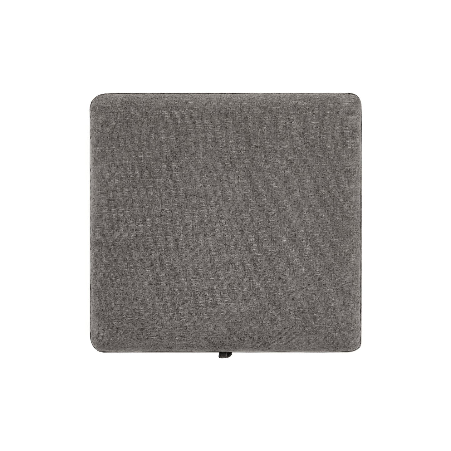 Storage Ottoman with Tufted Top Design