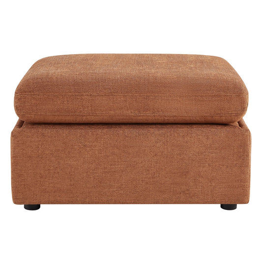 Storage Ottoman with Tufted Top Design
