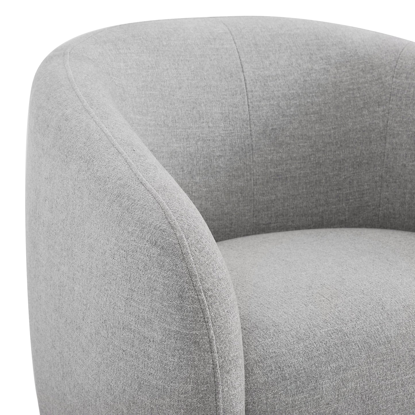 Swivel Accent Chair in Bella Fabric