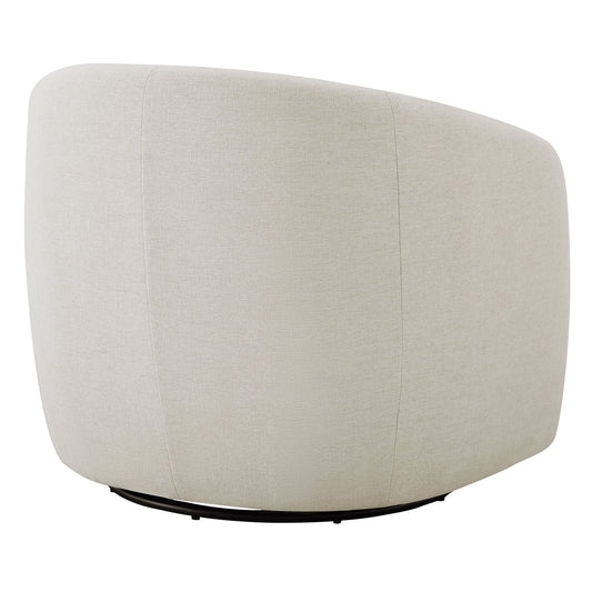 Swivel Accent Chair in Bella Fabric