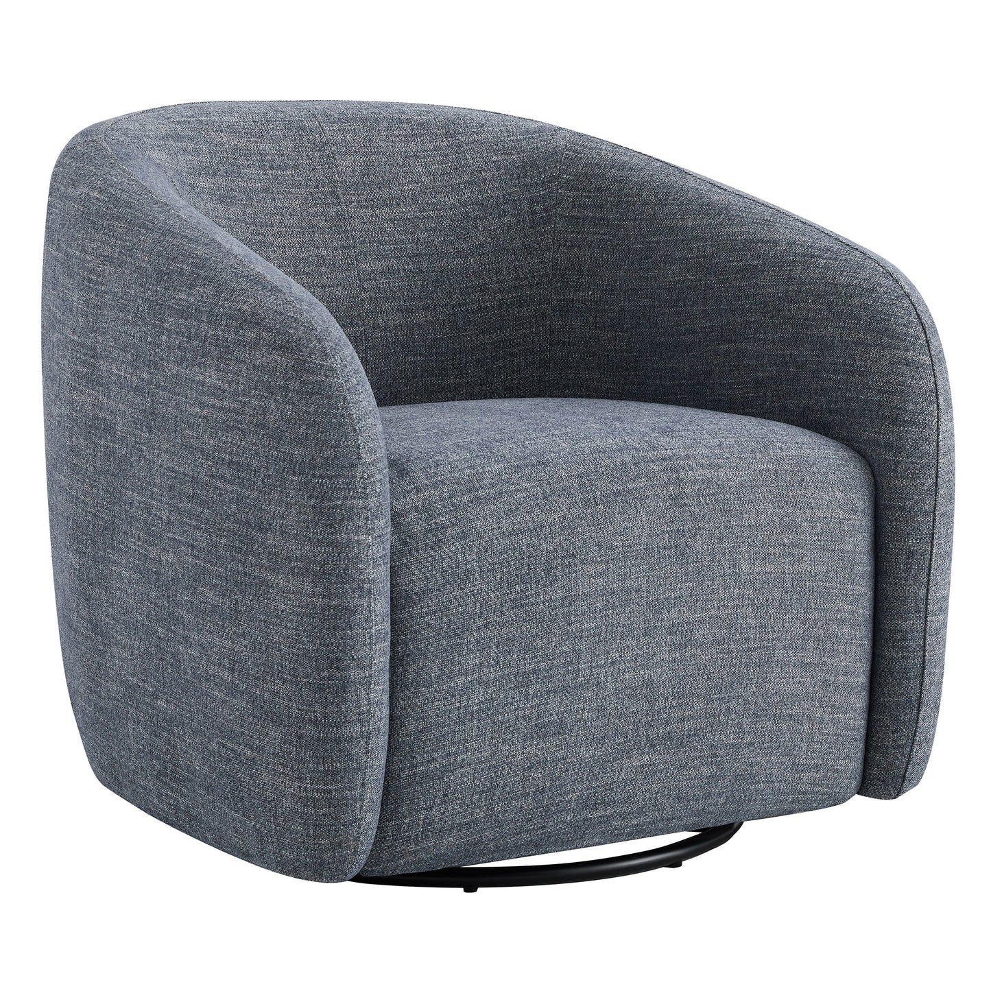 Swivel Accent Chair in Bella Fabric