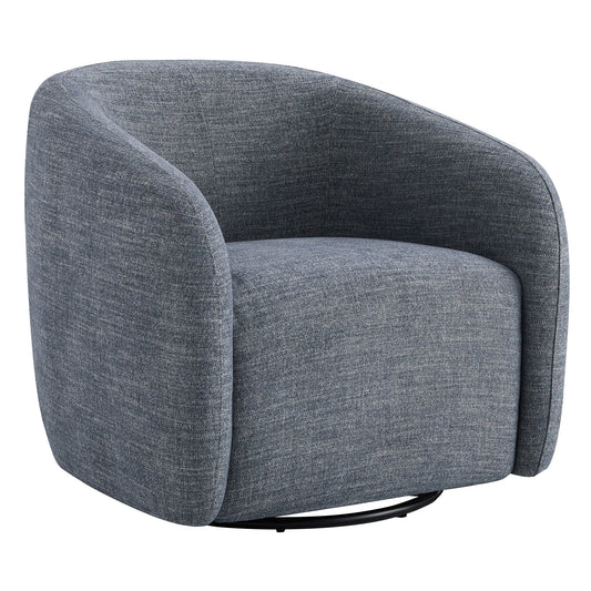 Swivel Accent Chair in Bella Fabric