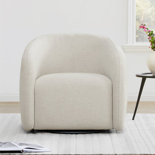Swivel Accent Chair in Bella Fabric