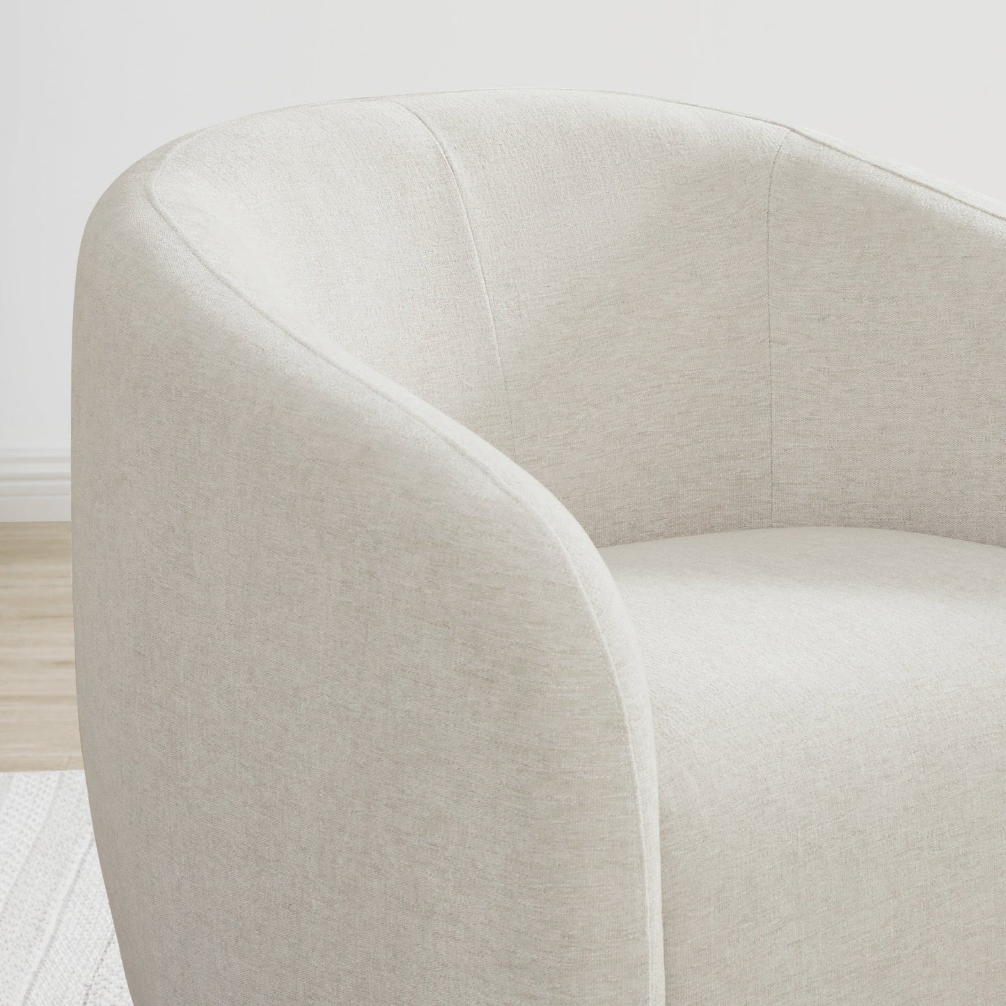 Swivel Accent Chair in Bella Fabric