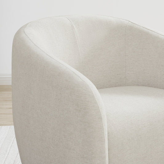Swivel Accent Chair in Bella Fabric