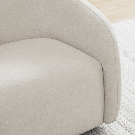 Swivel Accent Chair in Bella Fabric