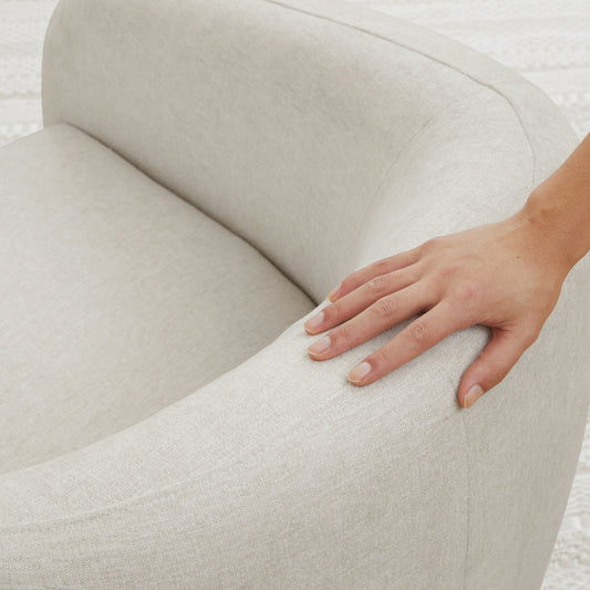 Swivel Accent Chair in Bella Fabric