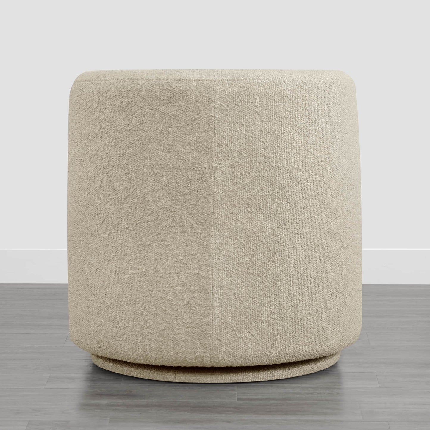 Swivel Accent Chair in Boucle Fabric