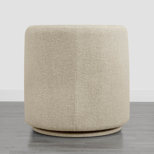 Swivel Accent Chair in Boucle Fabric