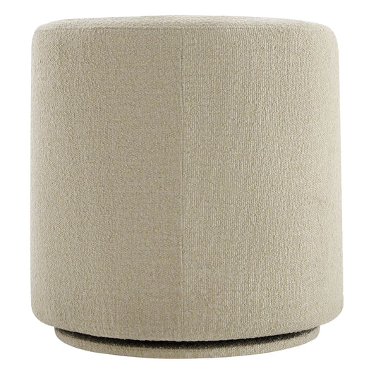 Swivel Accent Chair in Boucle Fabric