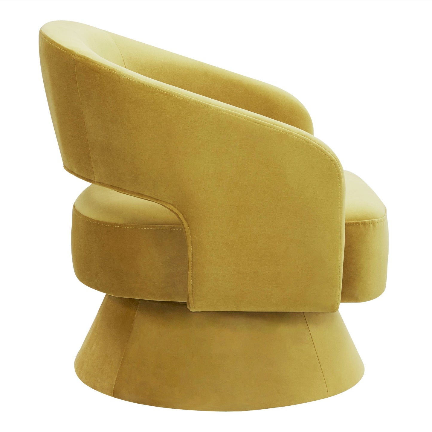 Swivel Accent Chair in Soft Velvet