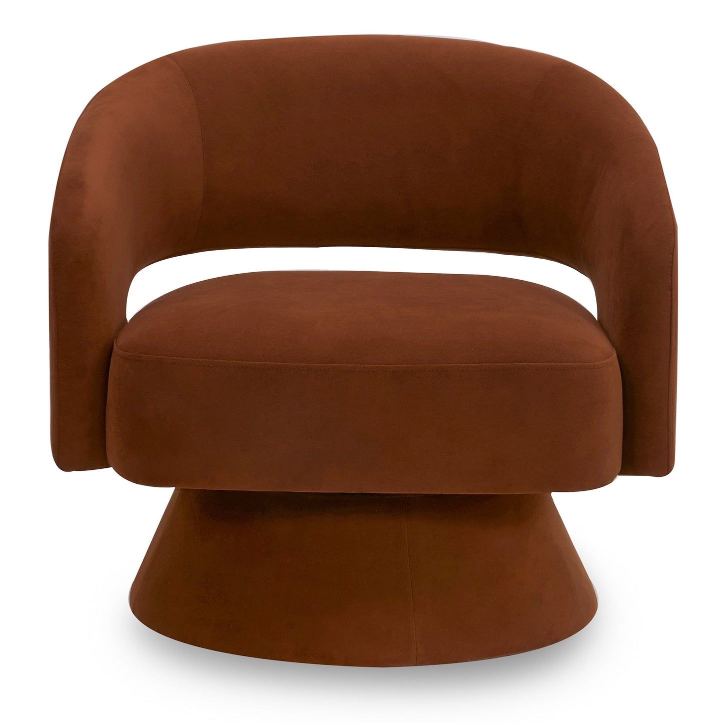 Swivel Accent Chair in Soft Velvet