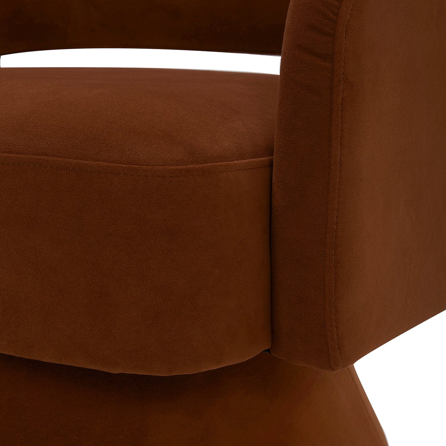 Swivel Accent Chair in Soft Velvet