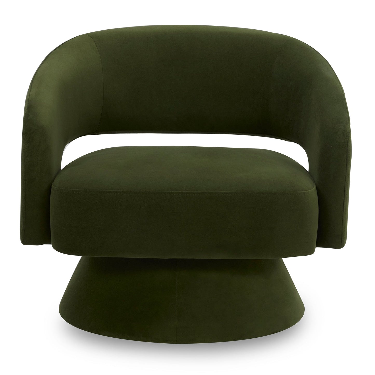 Swivel Accent Chair in Soft Velvet