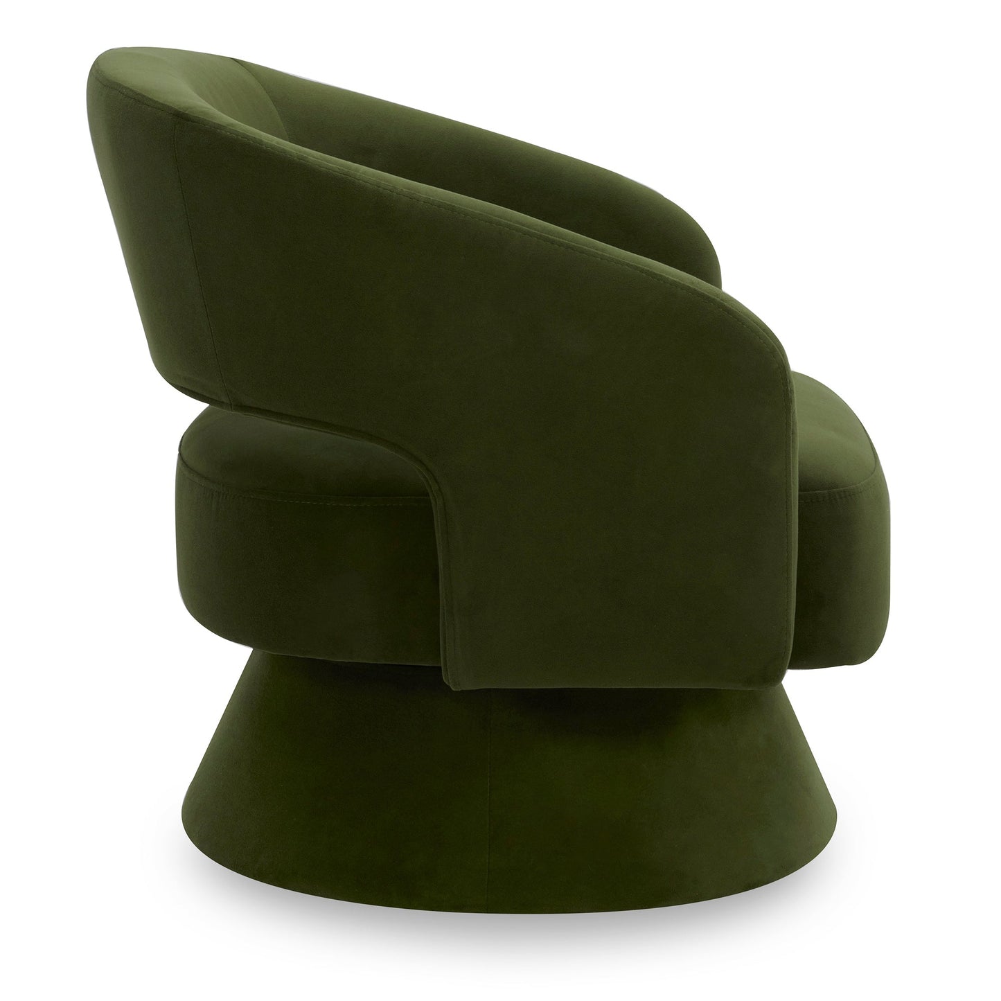 Swivel Accent Chair in Soft Velvet