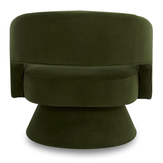 Swivel Accent Chair in Soft Velvet