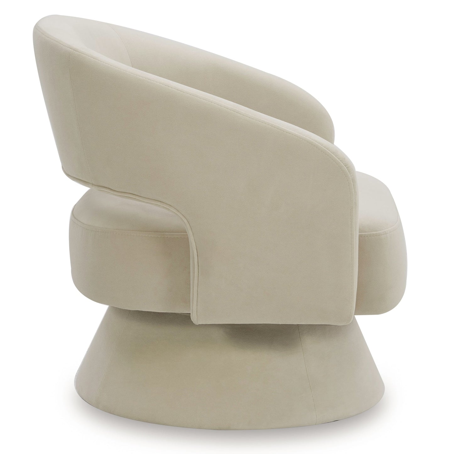 Swivel Accent Chair in Soft Velvet