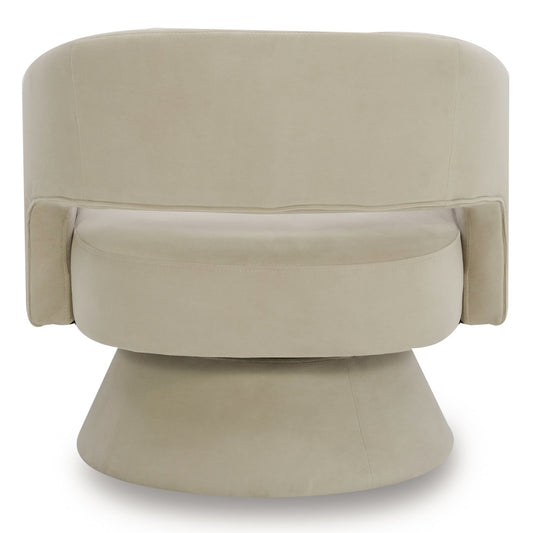 Swivel Accent Chair in Soft Velvet