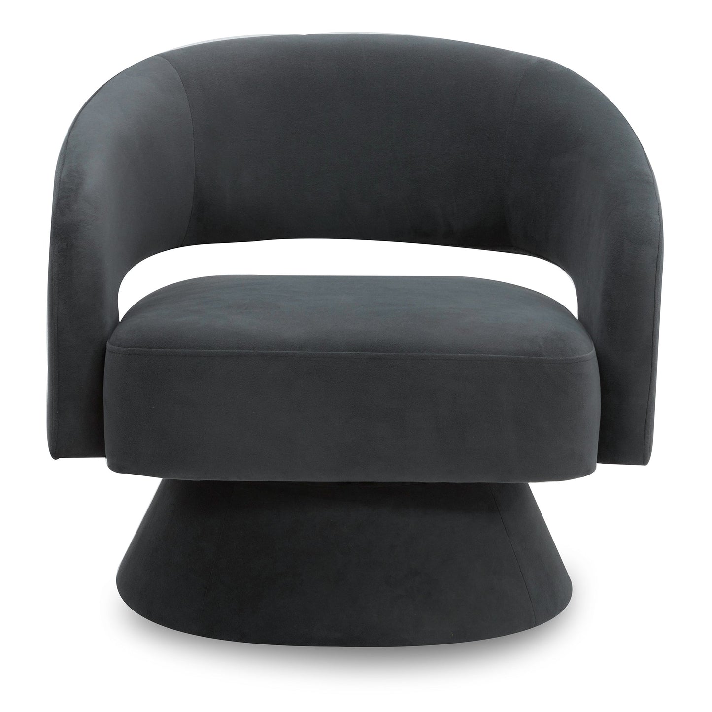 Swivel Accent Chair in Soft Velvet
