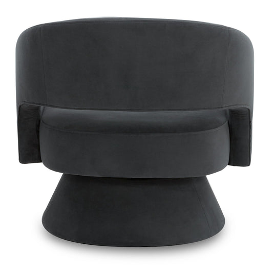 Swivel Accent Chair in Soft Velvet