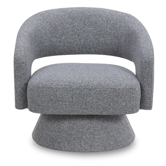 Swivel Accent Chair in Soft Velvet