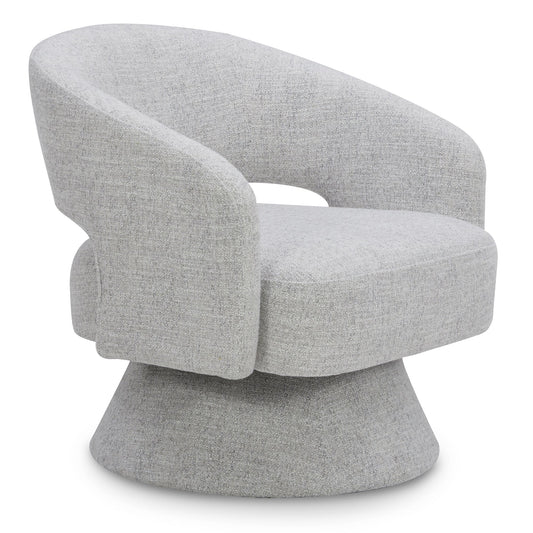 Swivel Accent Chair in Soft Velvet