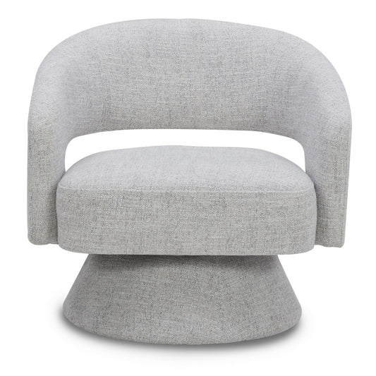 Swivel Accent Chair in Soft Velvet