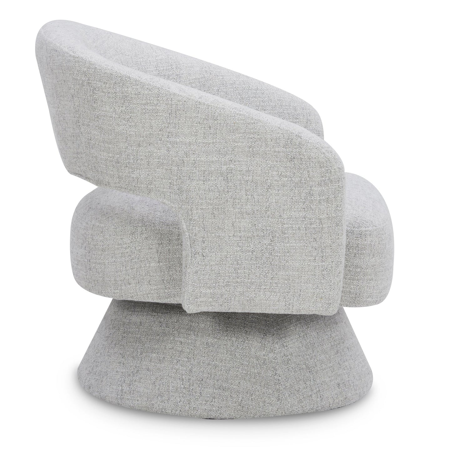 Swivel Accent Chair in Soft Velvet