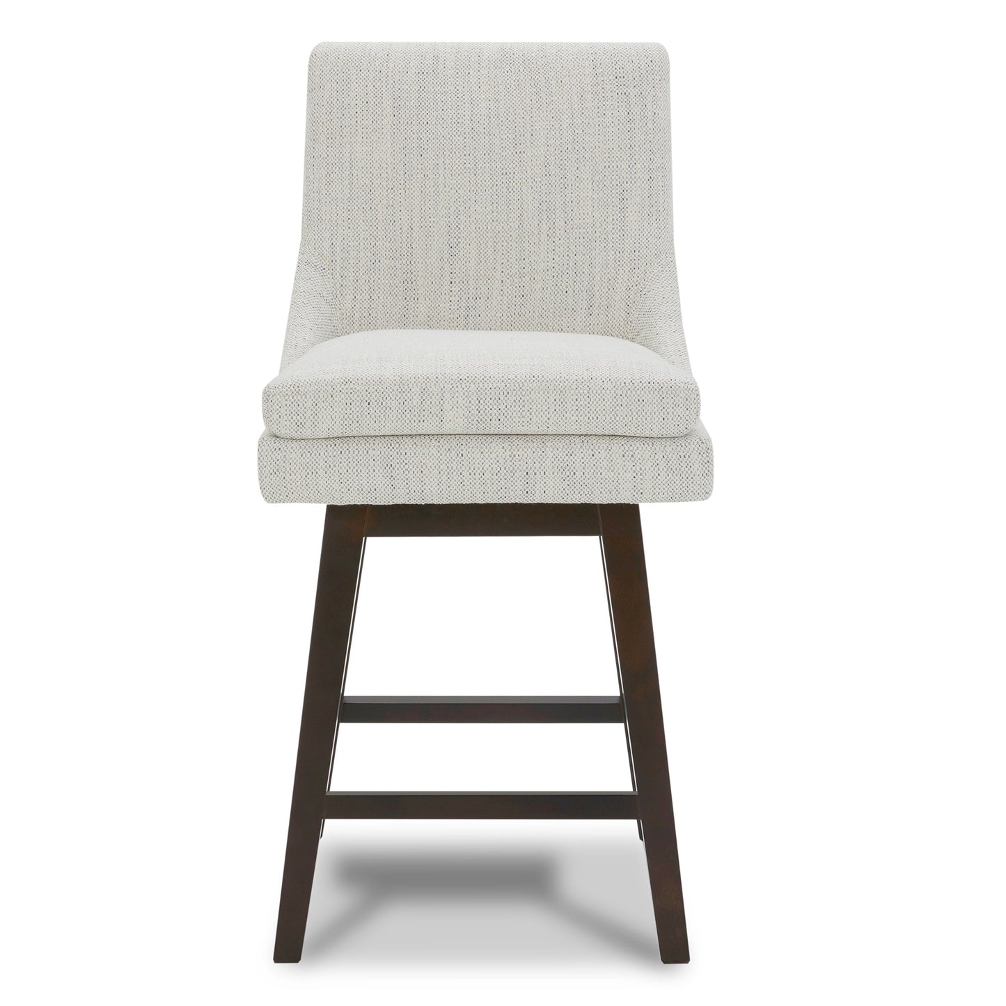 Swivel Bar Stool in Natural Wood Finish