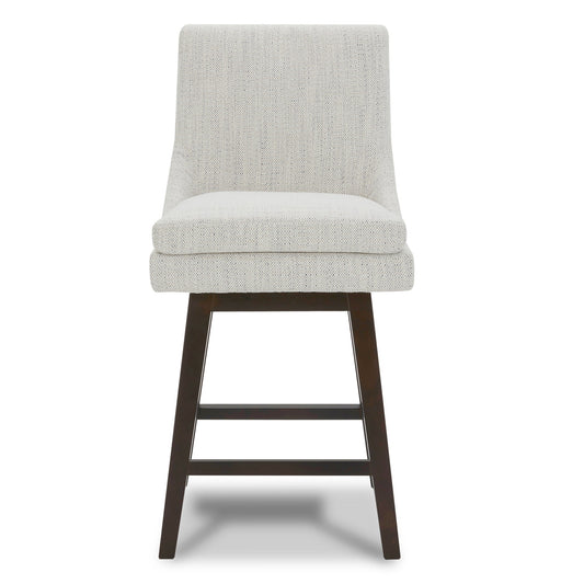 Swivel Bar Stool in Natural Wood Finish