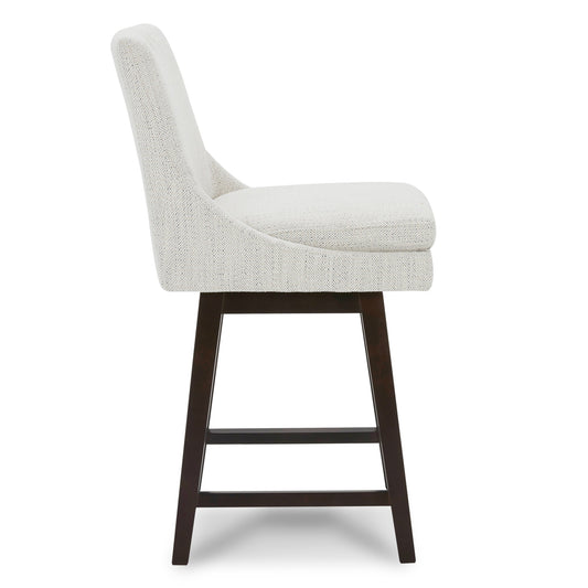 Swivel Bar Stool in Natural Wood Finish